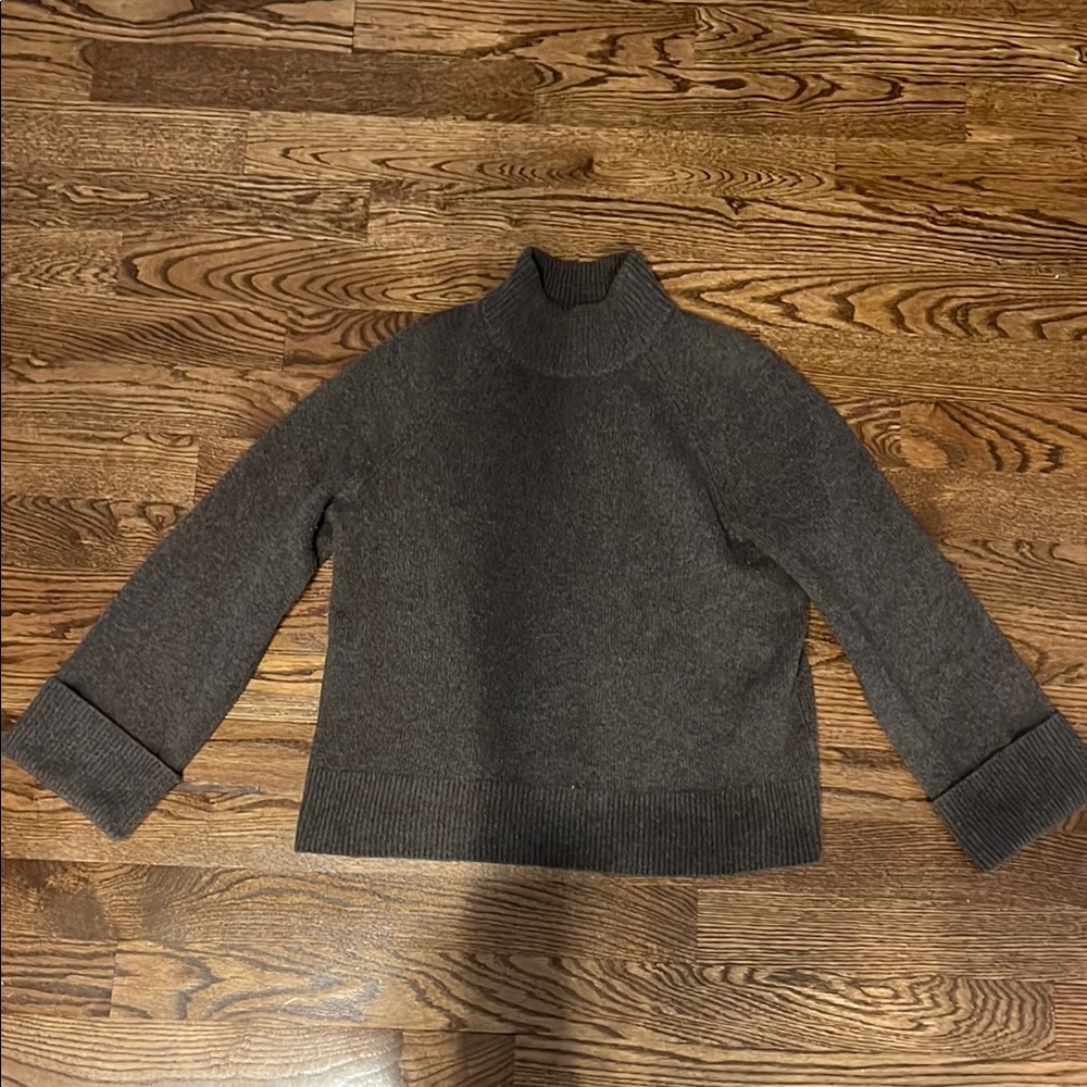 Reformation Brown Turtleneck Sweater